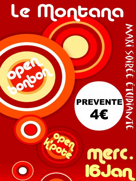 SOIREE  ETUDIANTE  16  JANVIER 23H