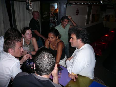 ALEX du bar LA PLACE et Rapha�l Mezrahi au Montana